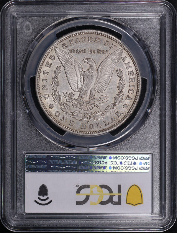 Reverse of this 1892-S Morgan Dollar PCGS AU-50 CAC