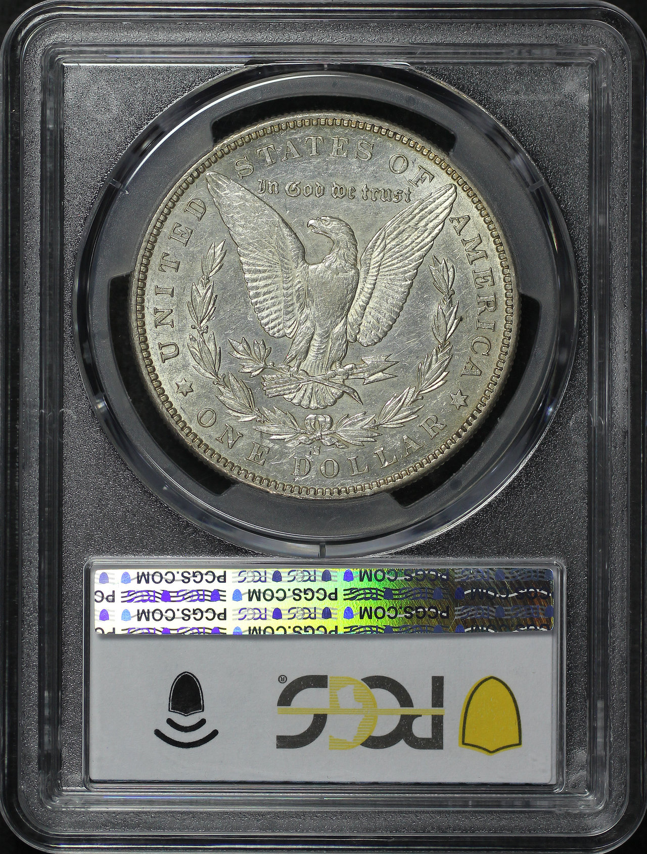 Reverse of this 1892-S Morgan Dollar PCGS AU-53