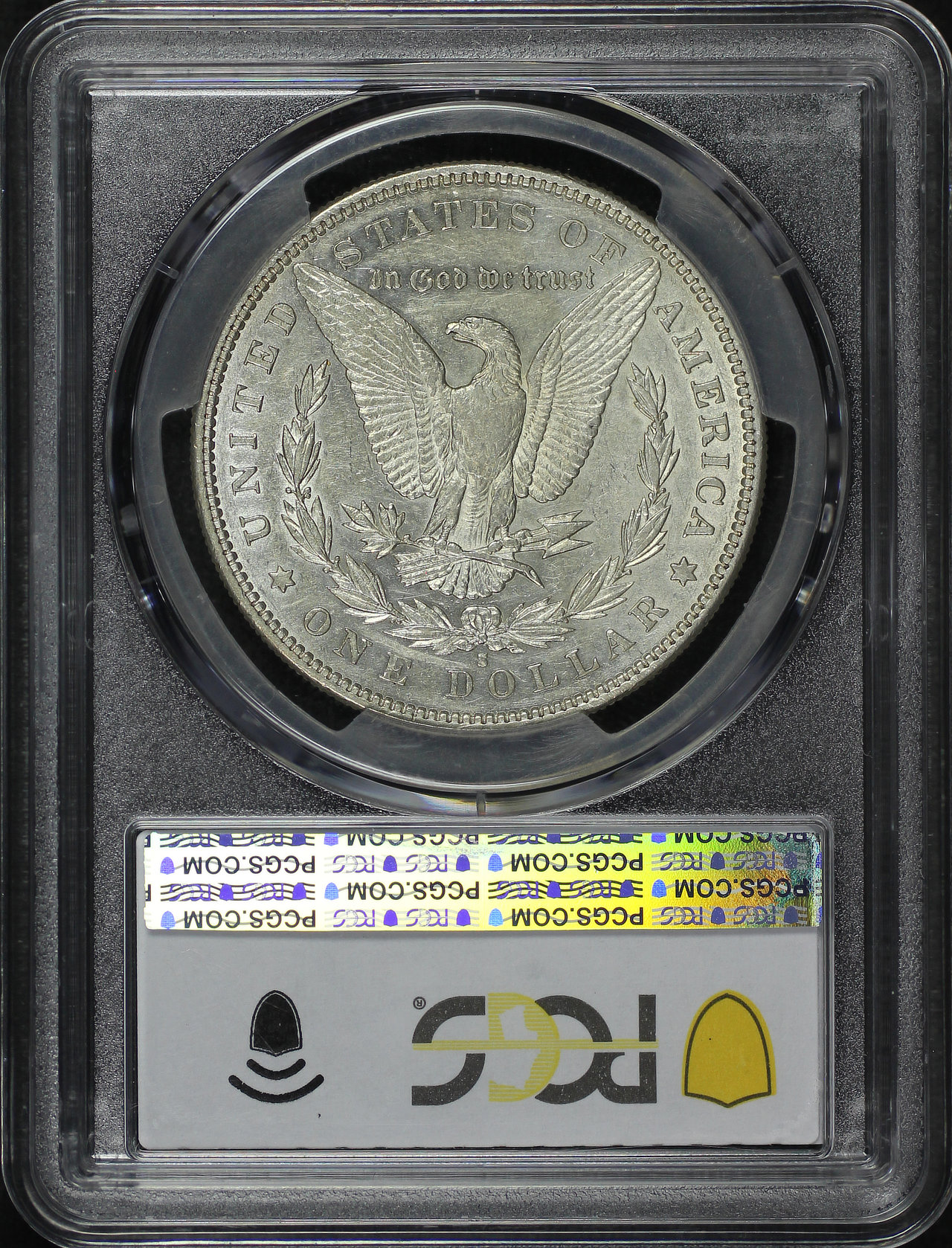Reverse of this 1892-S Morgan Dollar PCGS AU-53