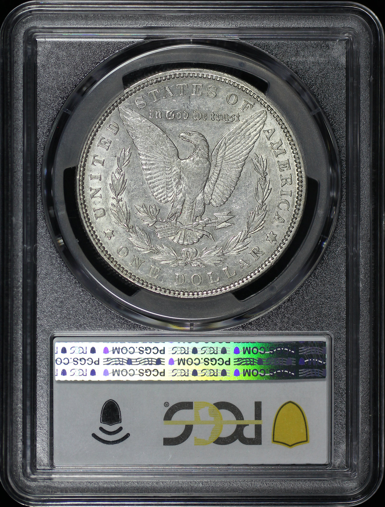 Reverse of this 1893 Morgan Dollar PCGS AU-50