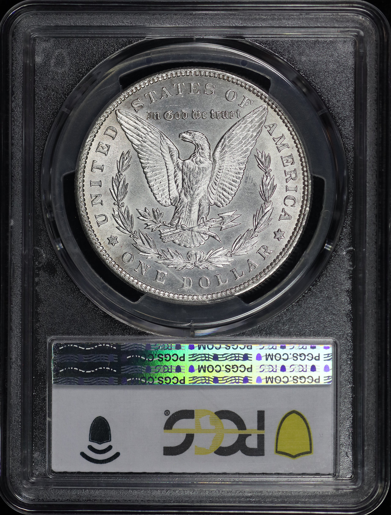Reverse of this 1893 Morgan Dollar PCGS MS-63