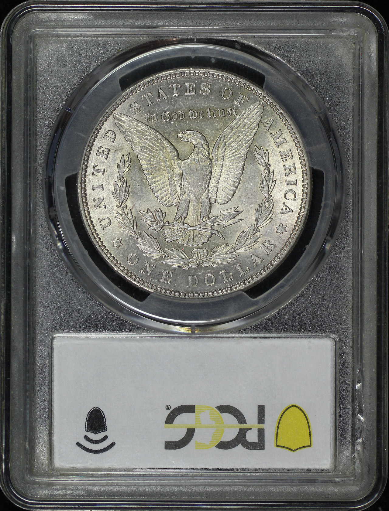 Reverse of this 1893 Morgan Dollar PCGS AU-58
