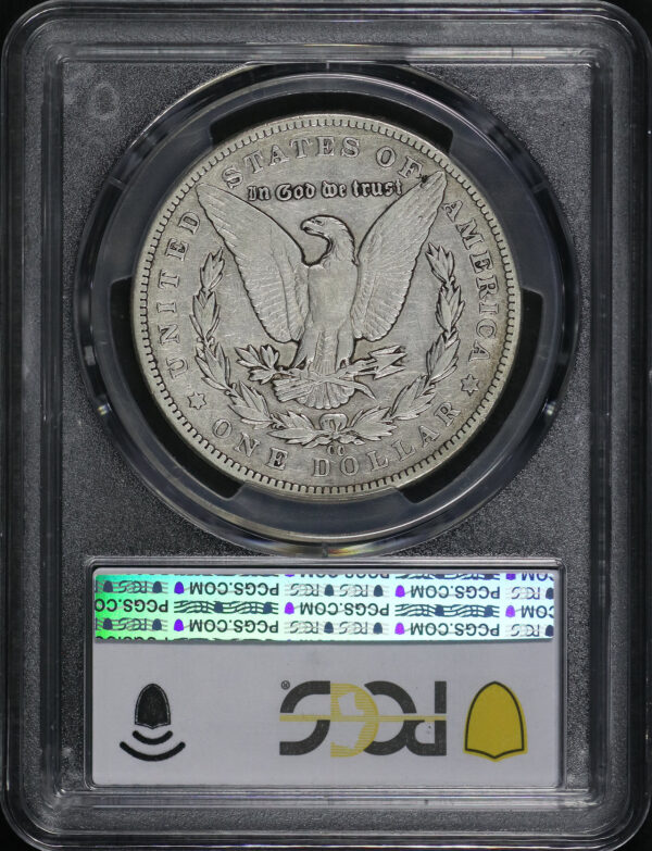 Reverse of this 1893-CC Morgan Dollar PCGS VF-25