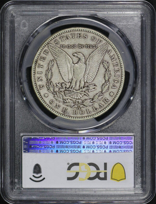 Reverse of this 1893-CC Morgan Dollar PCGS VF-35 CAC