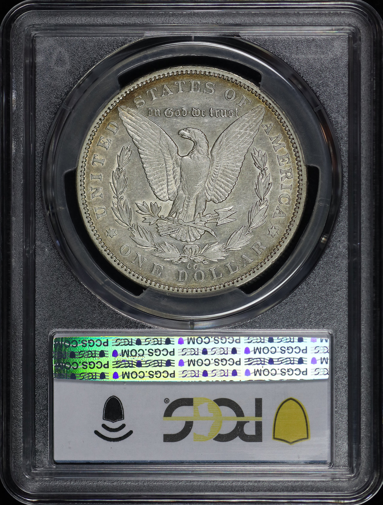 Reverse of this 1893-CC Morgan Dollar PCGS XF-40