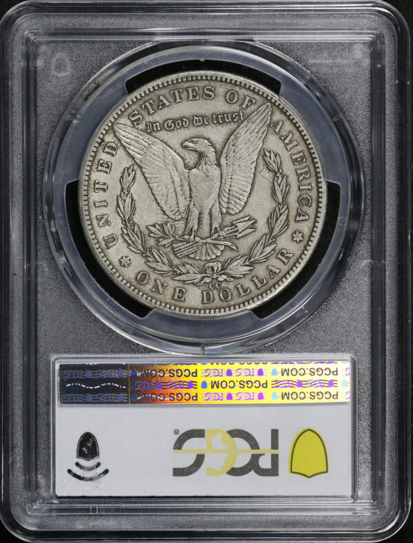 Reverse of this 1893-CC Morgan Dollar PCGS XF-45