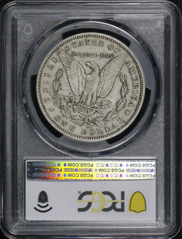 Reverse of this 1893-CC Morgan Dollar PCGS XF-45