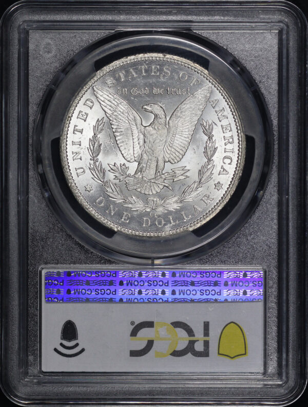 Reverse of this 1893-CC Morgan Dollar PCGS MS-62