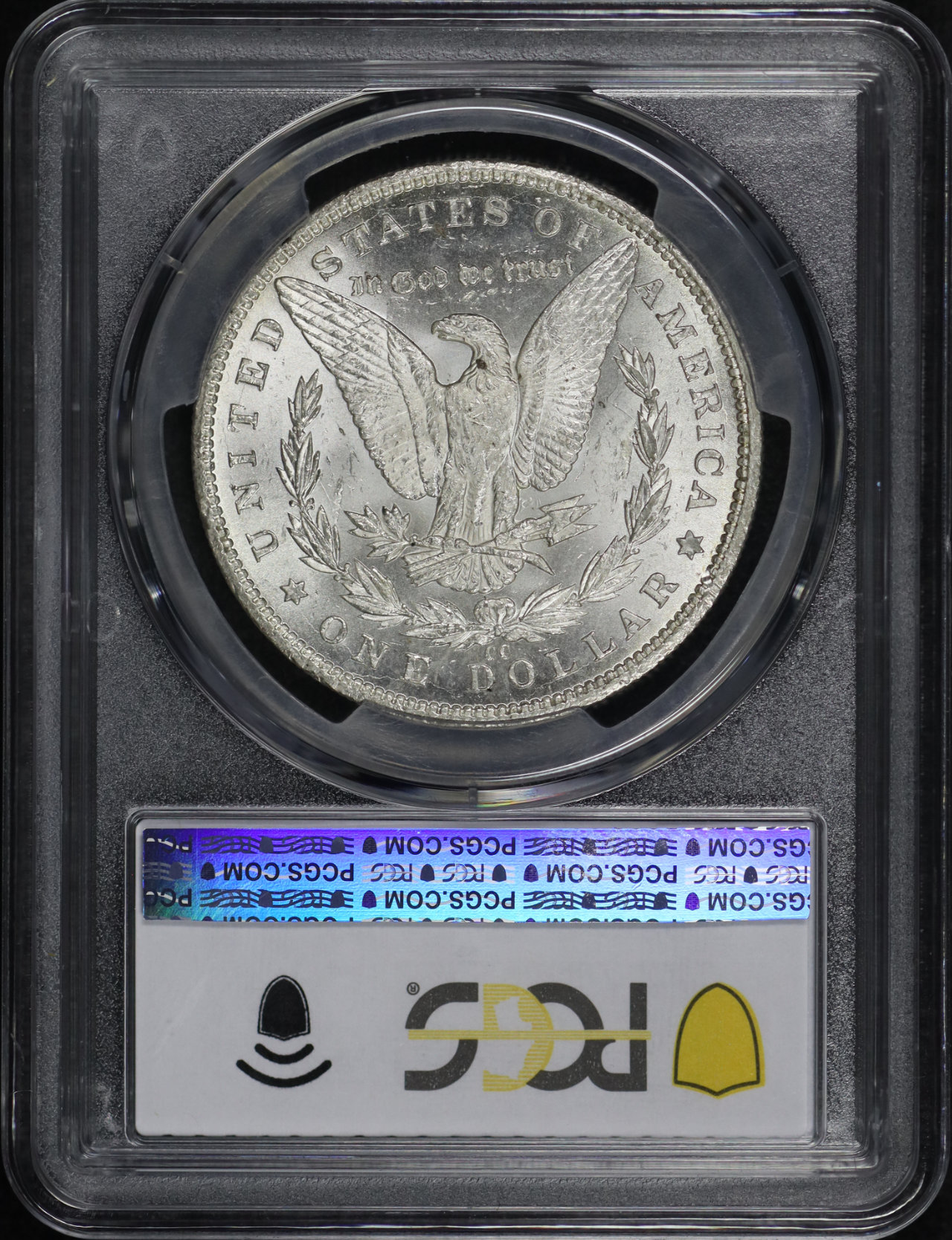 Reverse of this 1893-CC Morgan Dollar PCGS MS-62