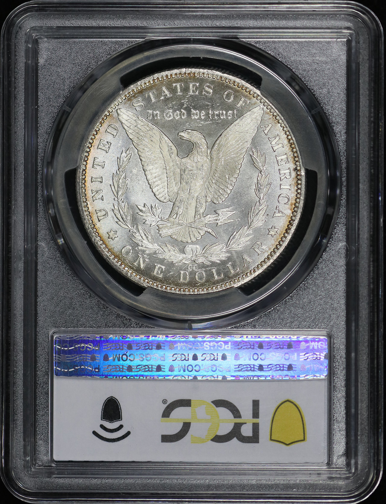 Reverse of this 1893-CC Morgan Dollar PCGS MS-63