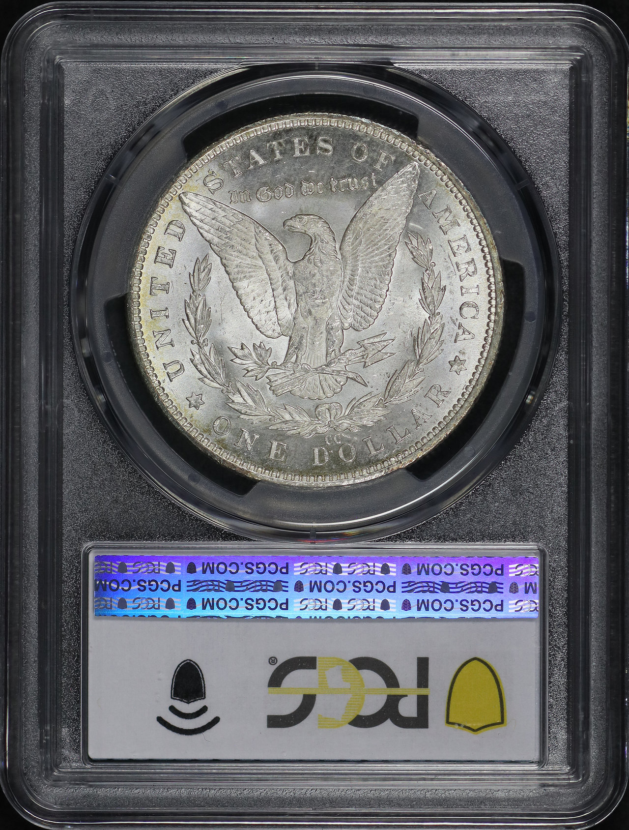 Reverse of this 1893-CC Morgan Dollar PCGS MS-63