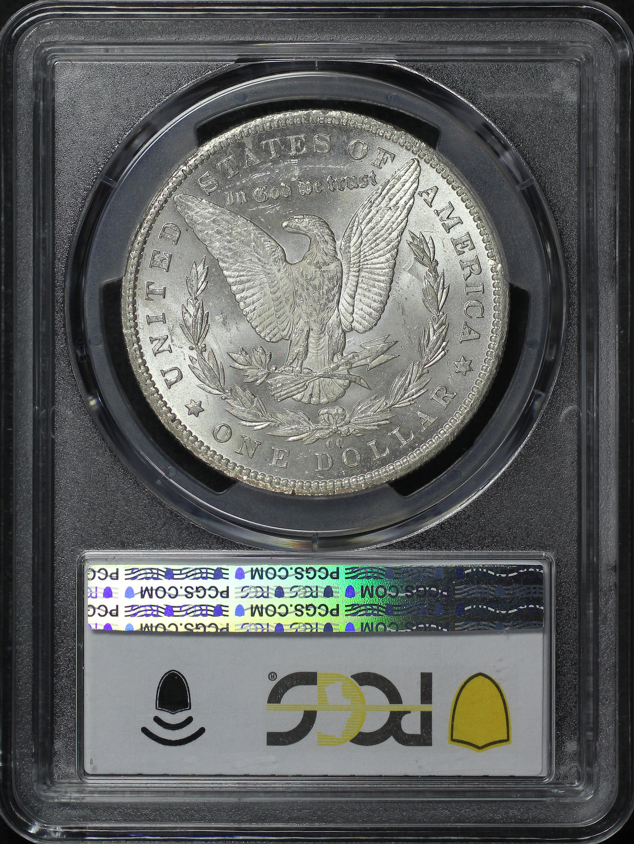 Reverse of this 1893-CC Morgan Dollar PCGS MS-63