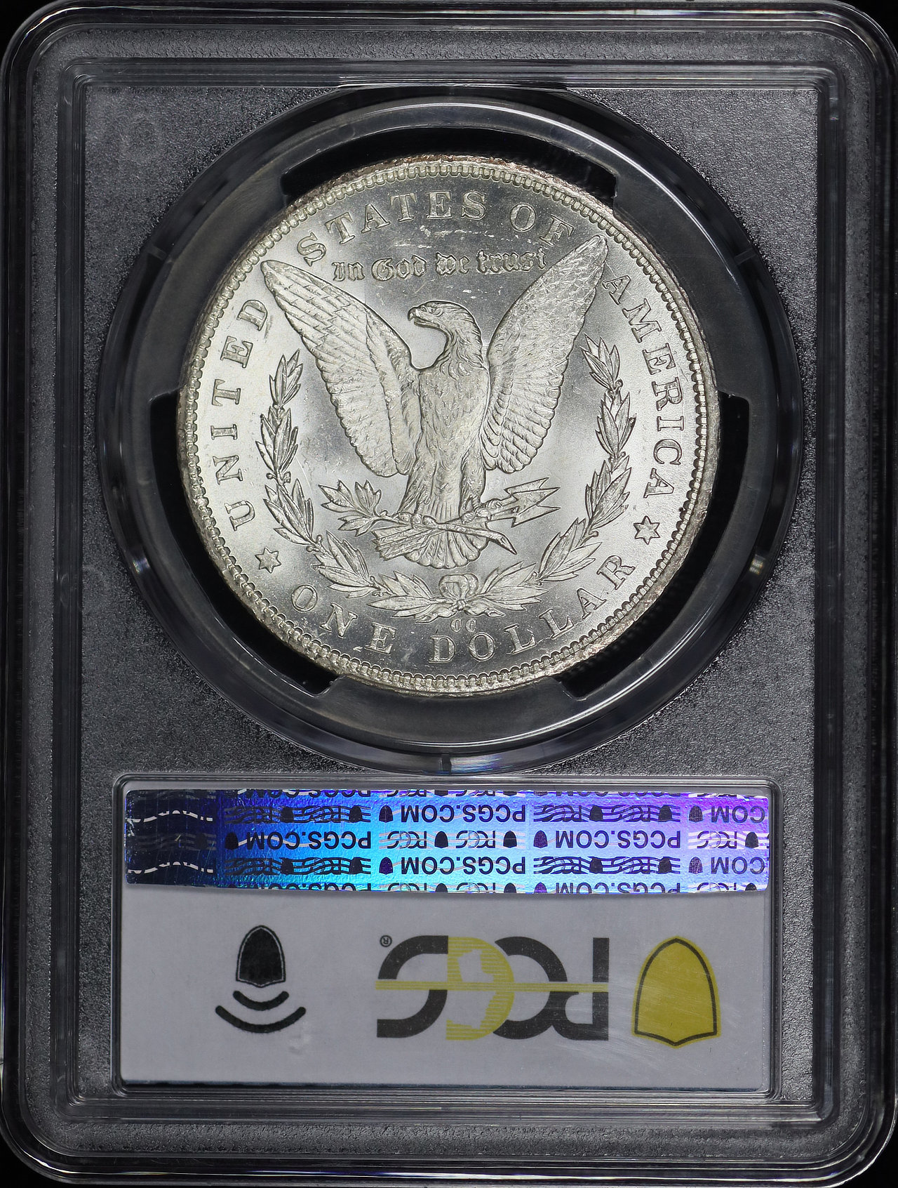 Reverse of this 1893-CC Morgan Dollar PCGS MS-64