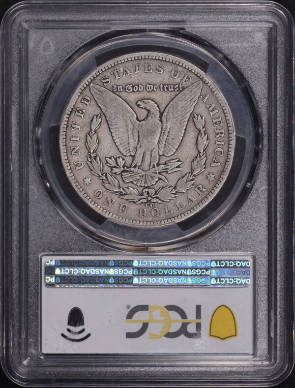 Reverse of this 1893-CC Morgan Dollar PCGS VG-08
