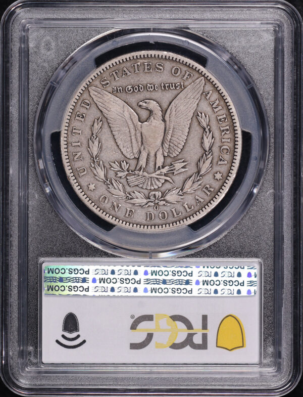 Reverse of this 1893-O Morgan Dollar PCGS VF-20
