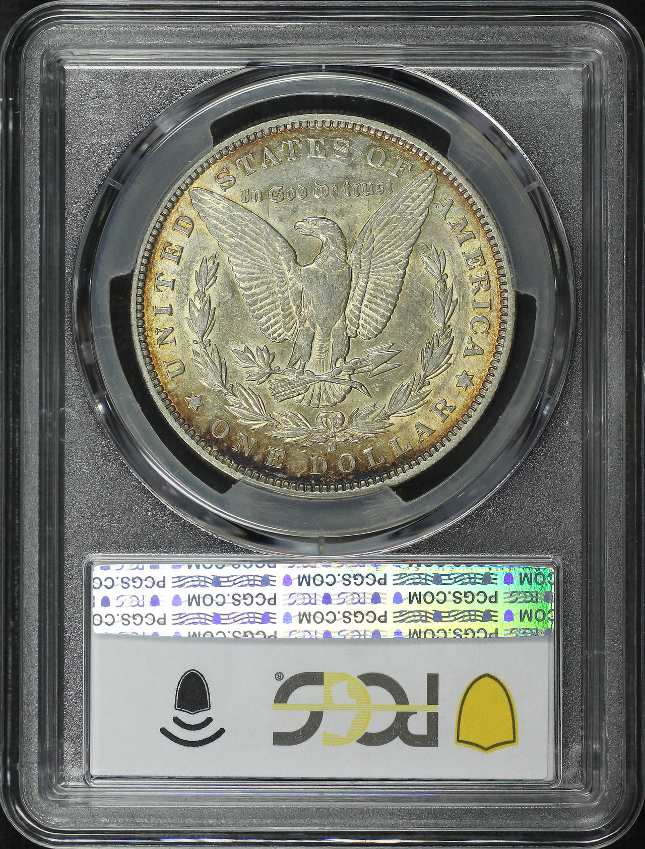 Reverse of this 1893-O Morgan Dollar PCGS AU-53