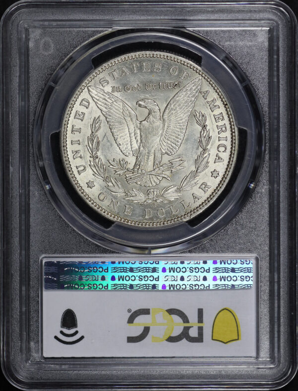 Reverse of this 1893-O Morgan Dollar PCGS AU-53