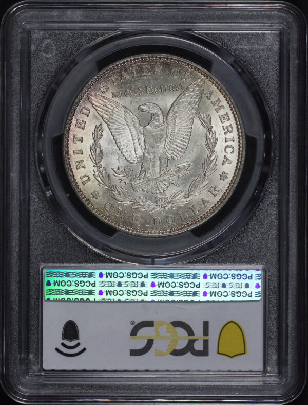 Reverse of this 1893-O Morgan Dollar PCGS AU-58