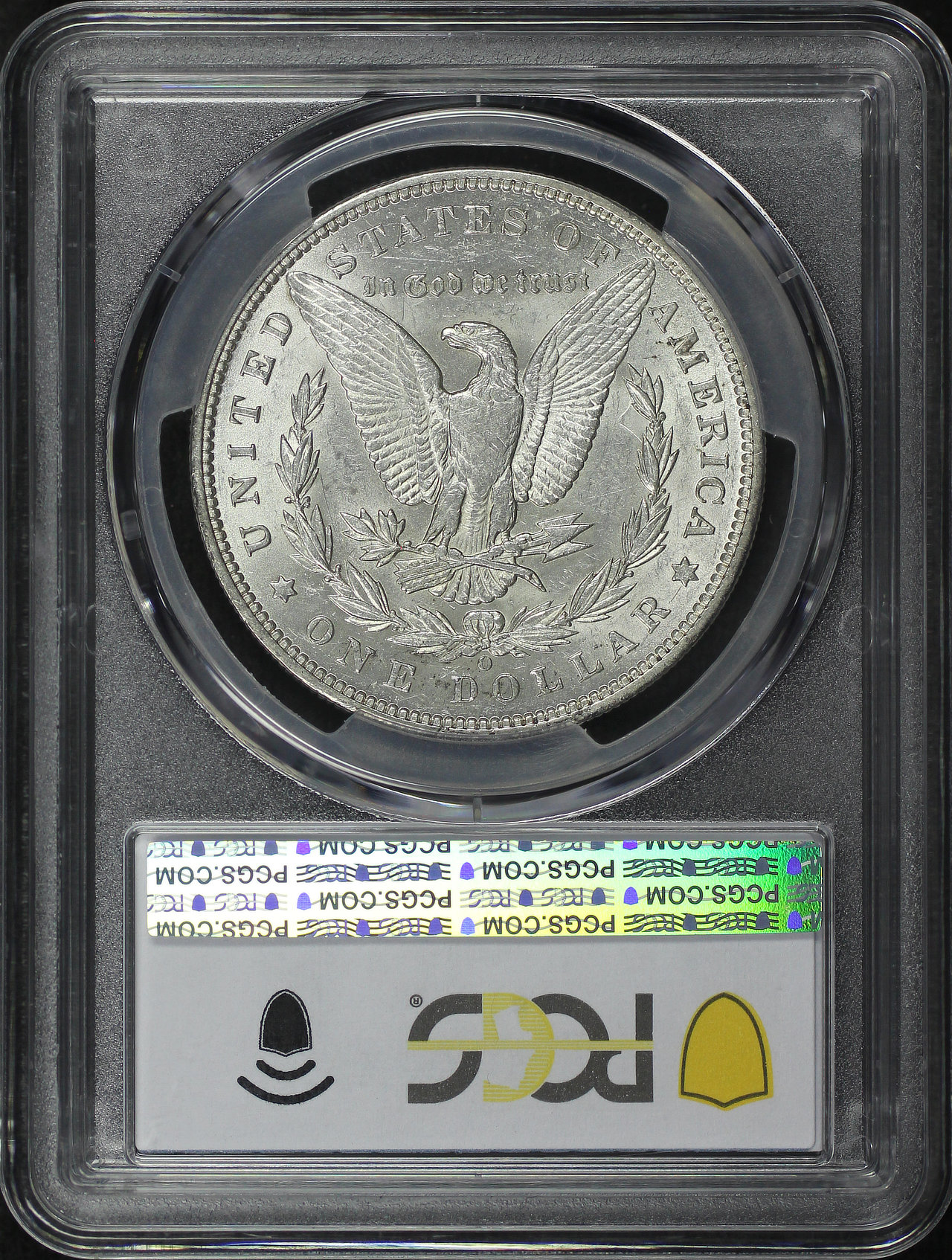 Reverse of this 1893-O Morgan Dollar PCGS AU-58