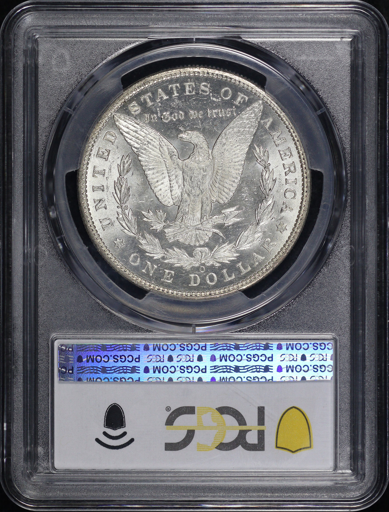 Reverse of this 1893-O Morgan Dollar PCGS MS-62