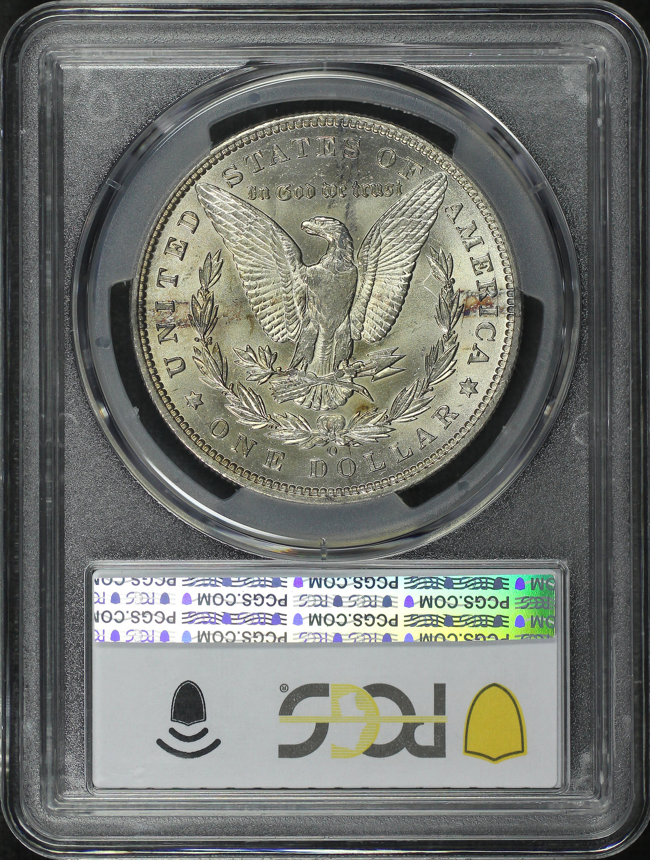 Reverse of this 1893-O Morgan Dollar PCGS MS-63