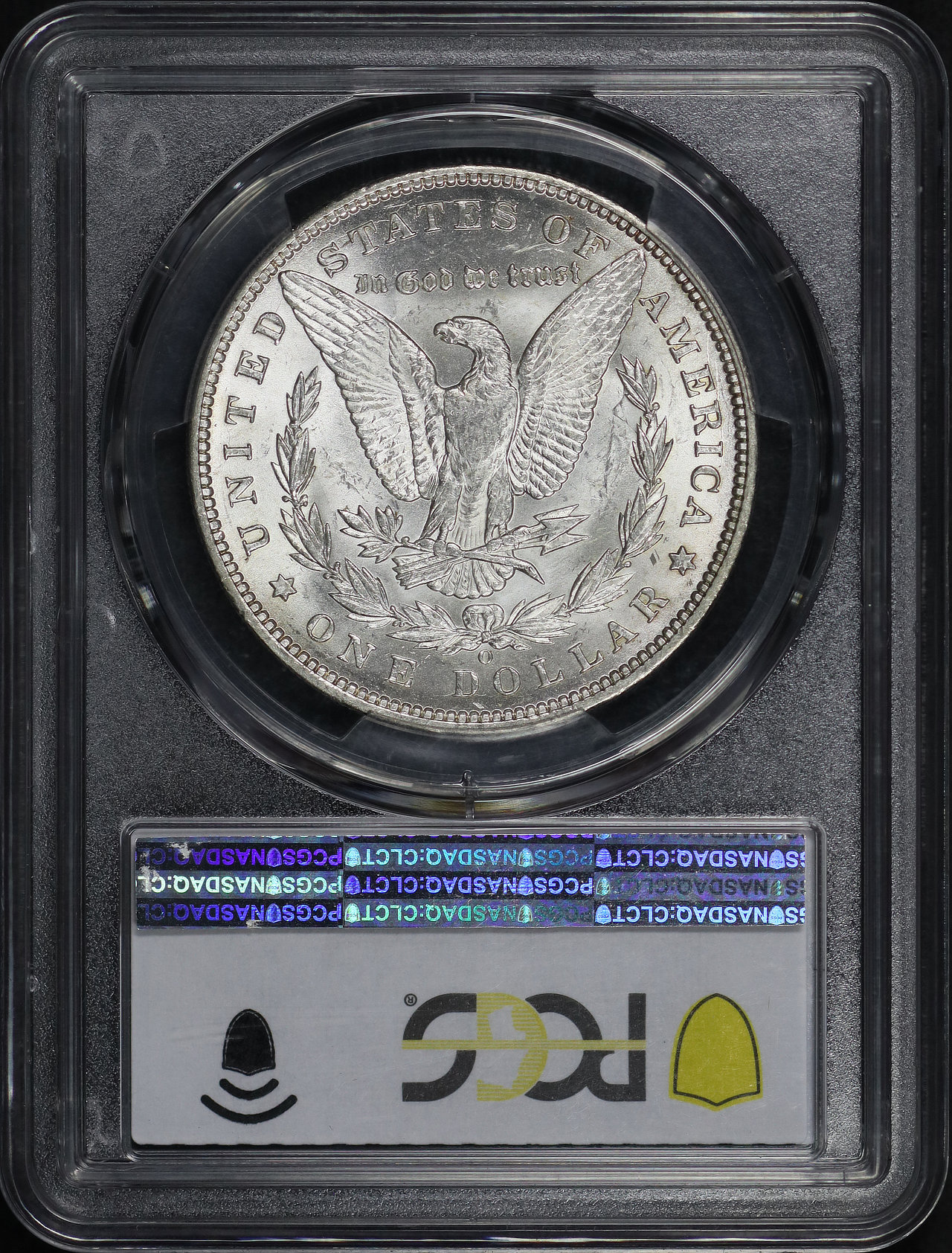Reverse of this 1893-O Morgan Dollar PCGS MS-62