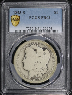 Obverse of this 1893-S Morgan Dollar PCGS FR-02
