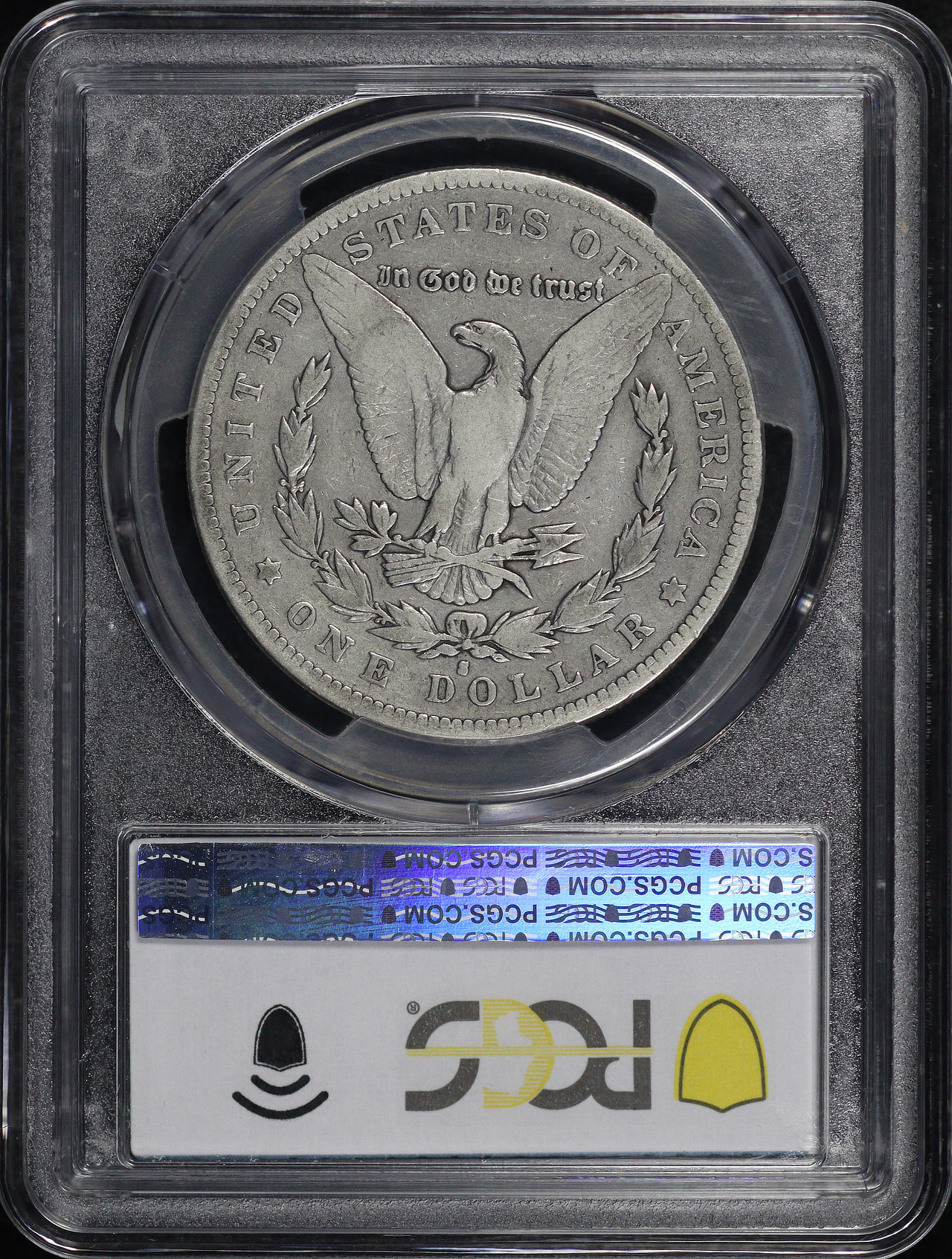 Reverse of this 1893-S Morgan Dollar PCGS G-06