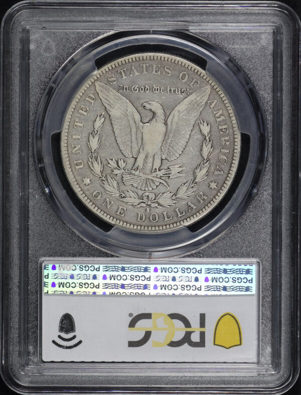 Reverse of this 1893-S Morgan Dollar PCGS VF-20
