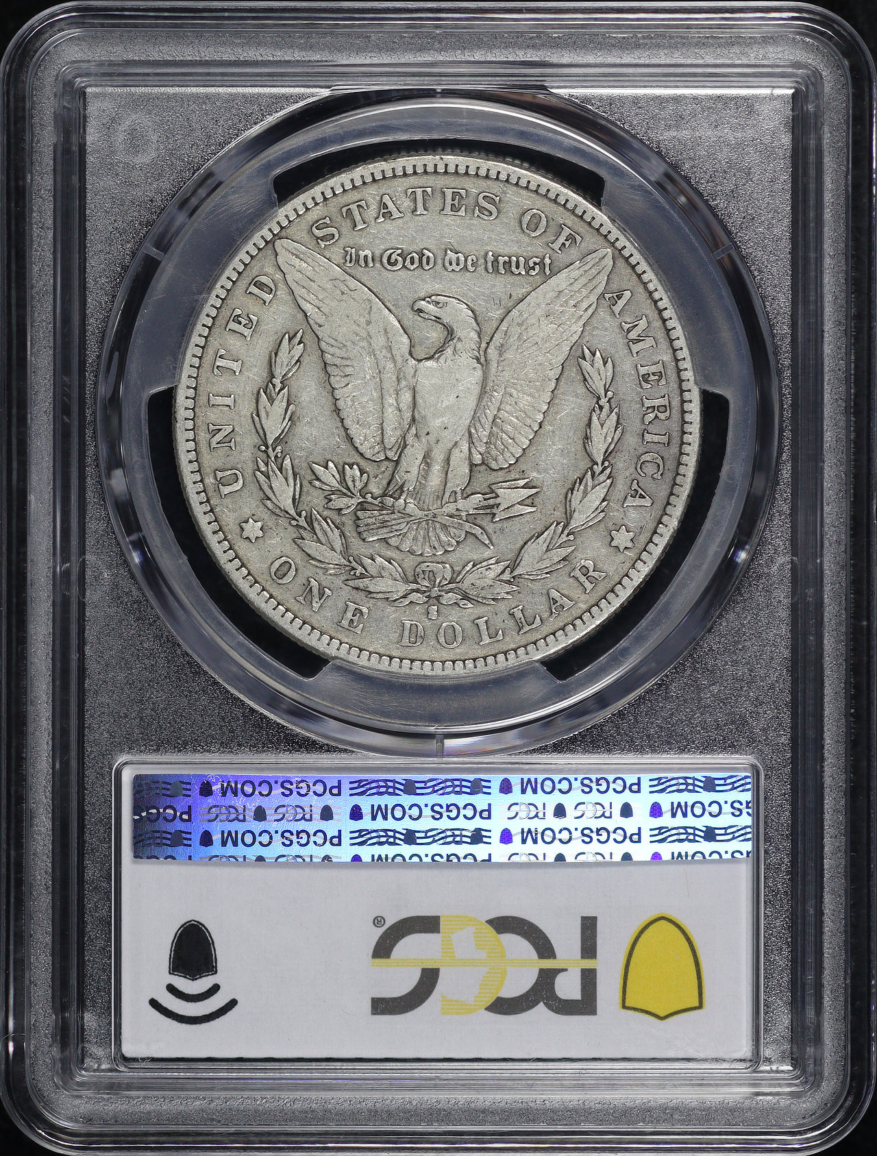 Reverse of this 1893-S Morgan Dollar PCGS VF-20