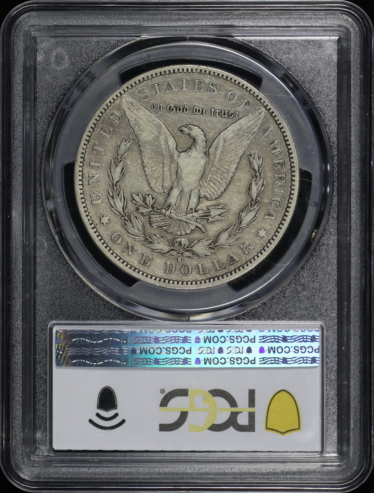 Reverse of this 1893-S Morgan Dollar PCGS VF-20