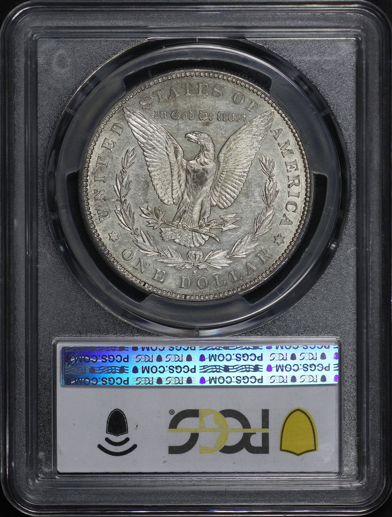 Reverse of this 1893-S Morgan Dollar PCGS AU-53