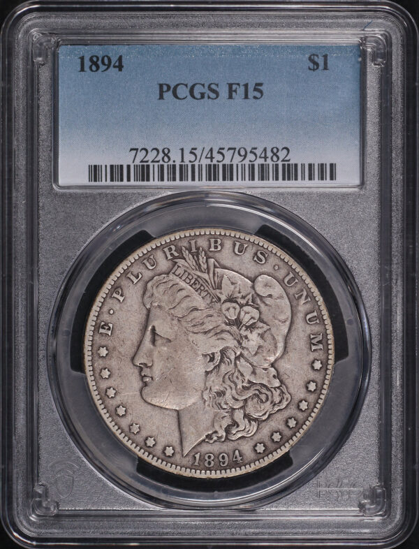 Obverse of this 1894 Morgan Dollar PCGS F-15