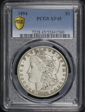 Obverse of this 1894 Morgan Dollar PCGS XF-45
