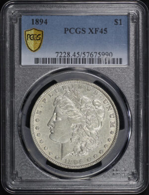 Obverse of this 1894 Morgan Dollar PCGS XF-45