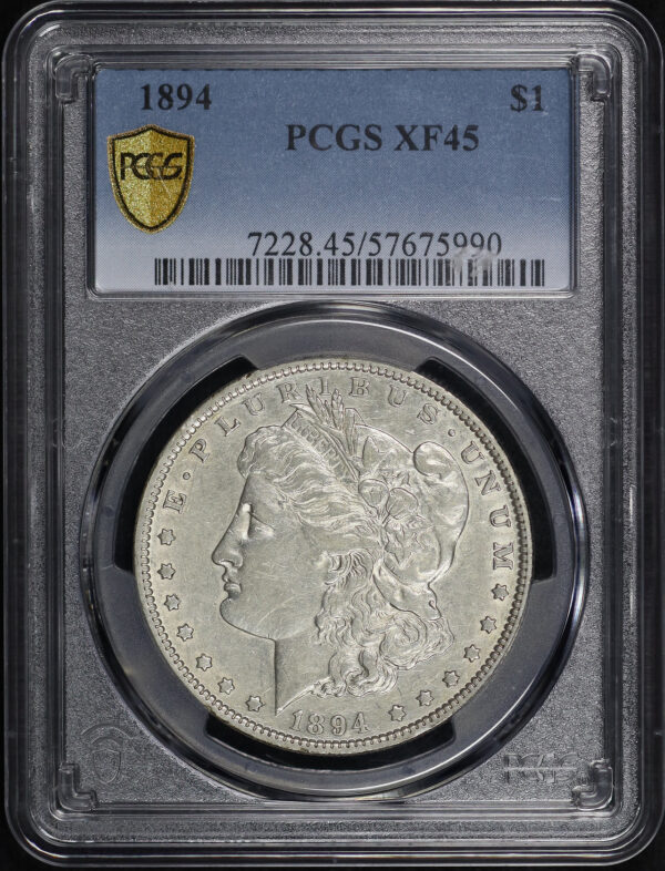 Obverse of this 1894 Morgan Dollar PCGS XF-45