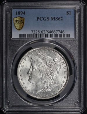 Obverse of this 1894 Morgan Dollar PCGS MS-62