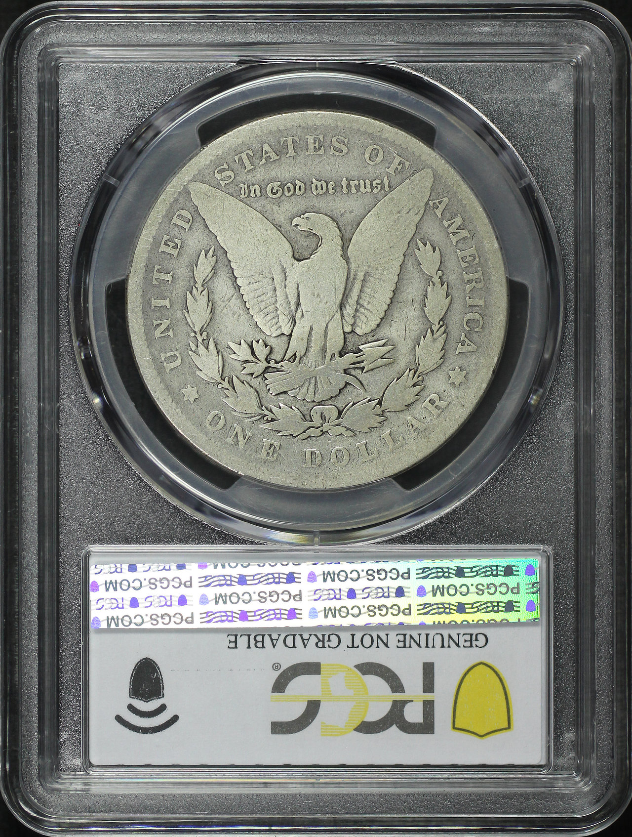 Reverse of this 1894 Morgan Dollar PCGS G Details Cleaned