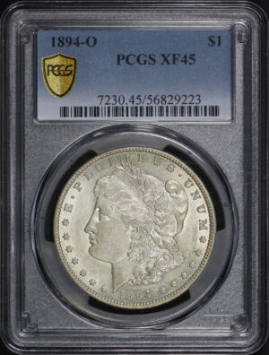 Obverse of this 1894-O Morgan Dollar PCGS XF-45
