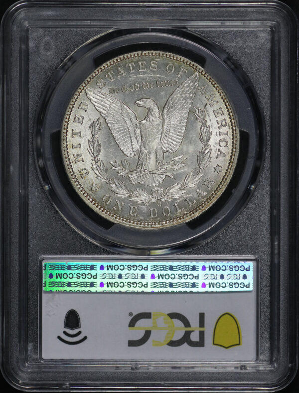 Reverse of this 1894-O Morgan Dollar PCGS AU-58