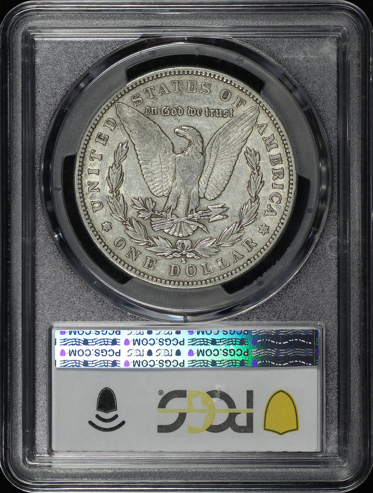 Reverse of this 1894-S Morgan Dollar PCGS VF-35