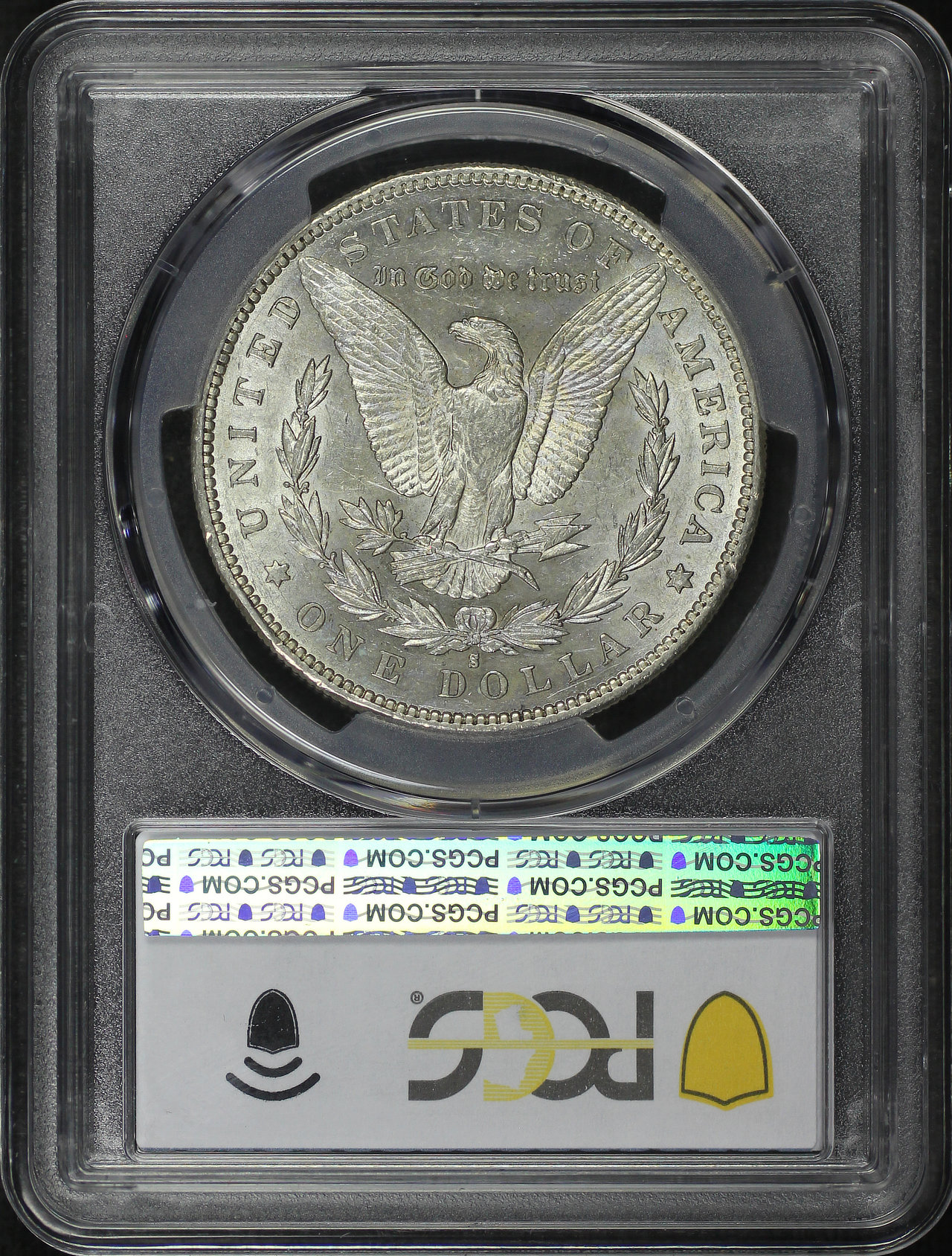 Reverse of this 1894-S Morgan Dollar PCGS AU-55