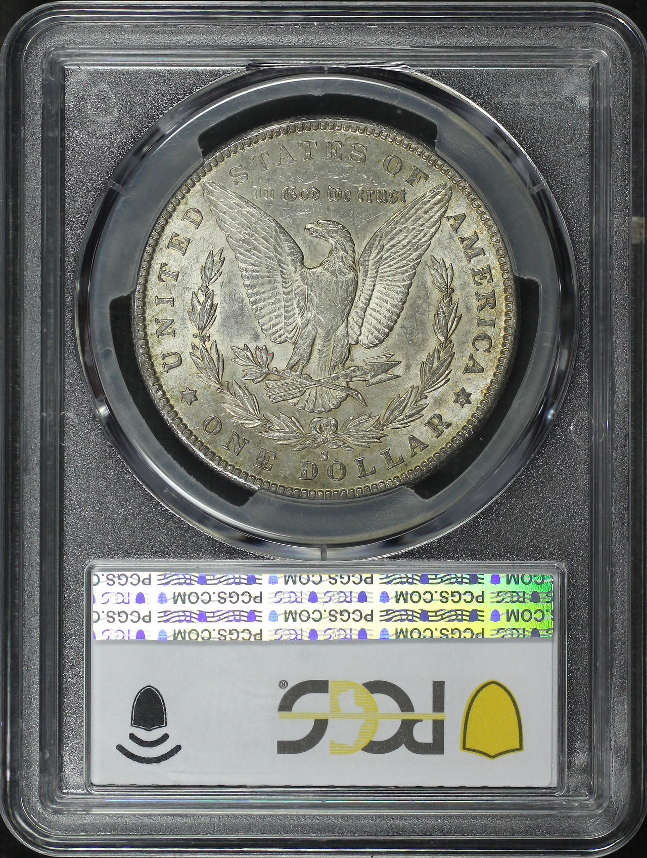 Reverse of this 1894-S Morgan Dollar PCGS AU-55