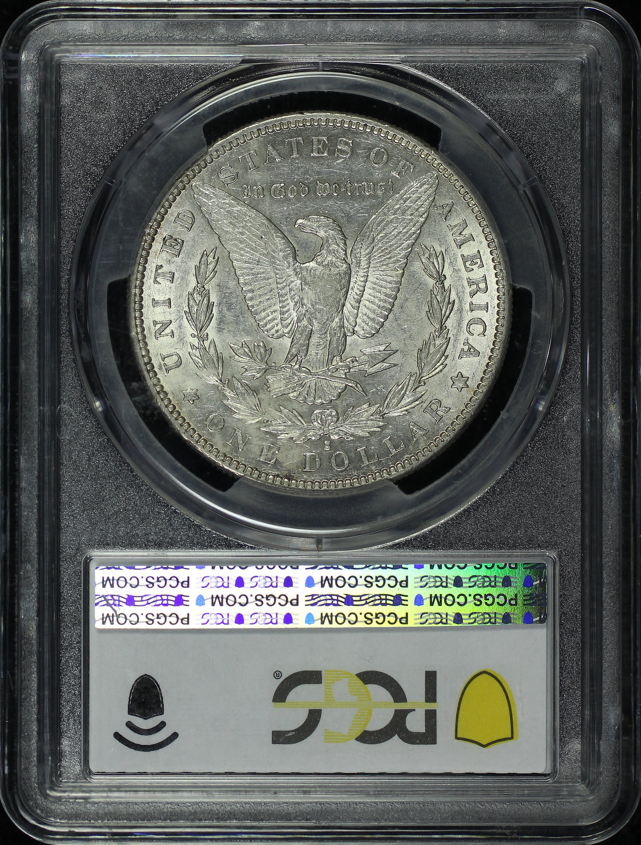 Reverse of this 1894-S Morgan Dollar PCGS AU-50