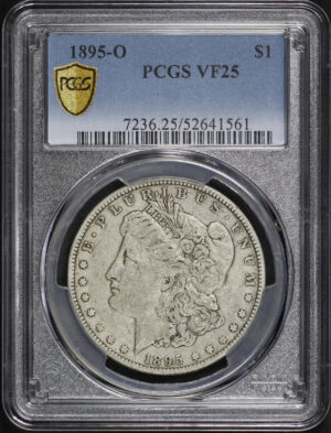 Obverse of this 1895-O Morgan Dollar PCGS VF-25