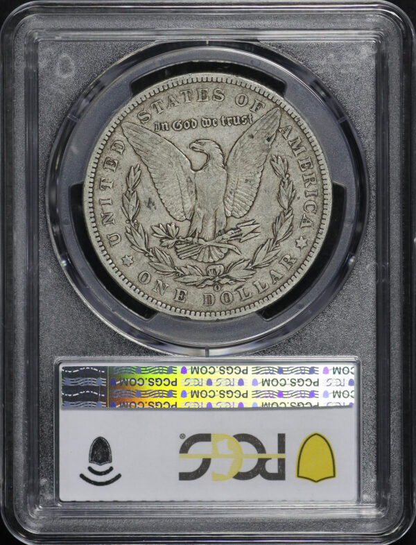 Reverse of this 1895-O Morgan Dollar PCGS VF-25