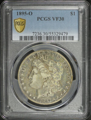 Obverse of this 1895-O Morgan Dollar PCGS VF-30