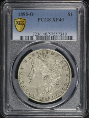 Obverse of this 1895-O Morgan Dollar PCGS XF-40