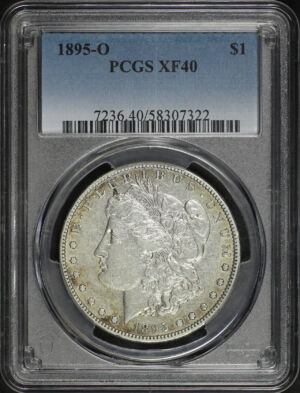 Obverse of this 1895-O Morgan Dollar PCGS XF-40
