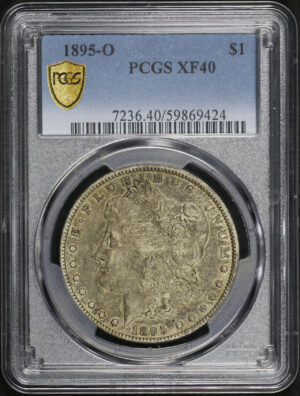 Obverse of this 1895-O Morgan Dollar PCGS XF-40